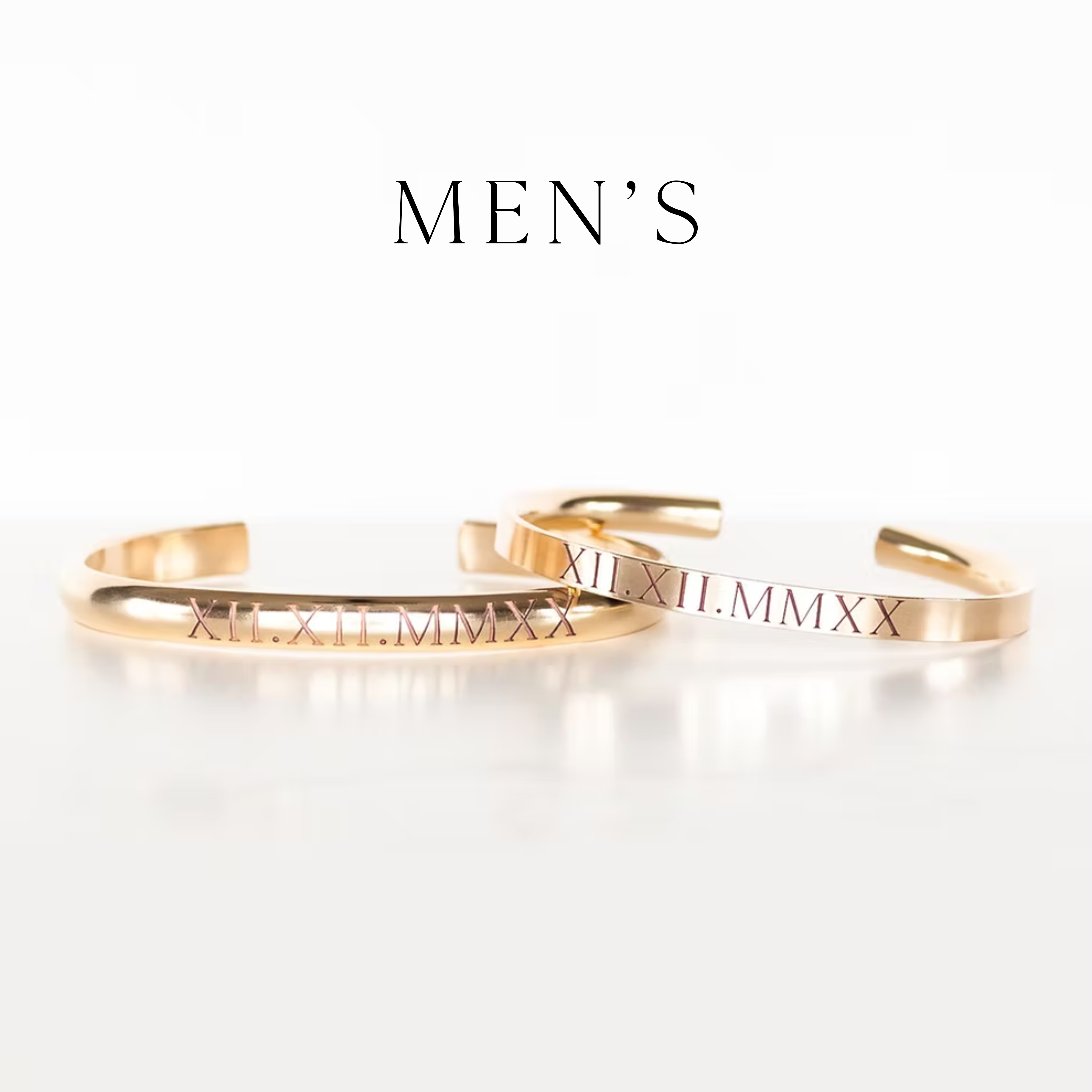 Mens_Gold_Roman_Numeral_Dates_Cuff_Bracelet