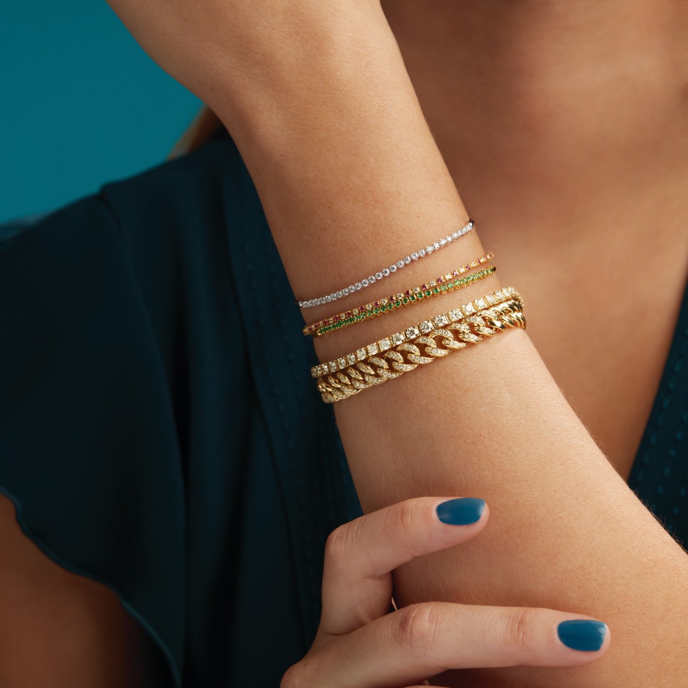 FP Diamond or Gemstone Tennis Bracelets